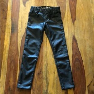 NWOT Gap 7 slim leather jeggings